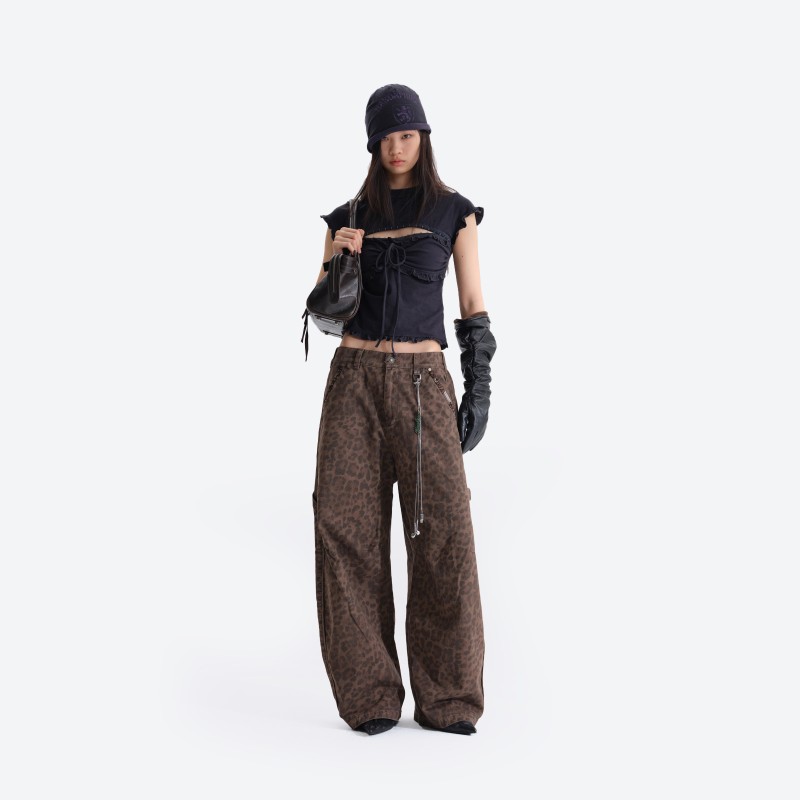 Hook-n-eye Drawstring Top